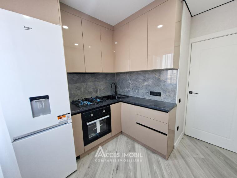 Botanica, str. Căușeni, 2 camere + living! Euroreparație! De mijloc!: 3