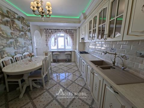 Bloc Nou! str. C. Vârnav, Telecentru, 3 camere + living. Euroreparație!: 3