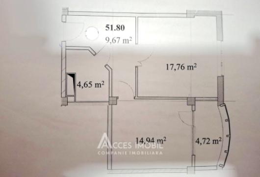 Bloc nou! str. G. Latină, Ciocana, 1 cameră + living. Euroreparație!: 11