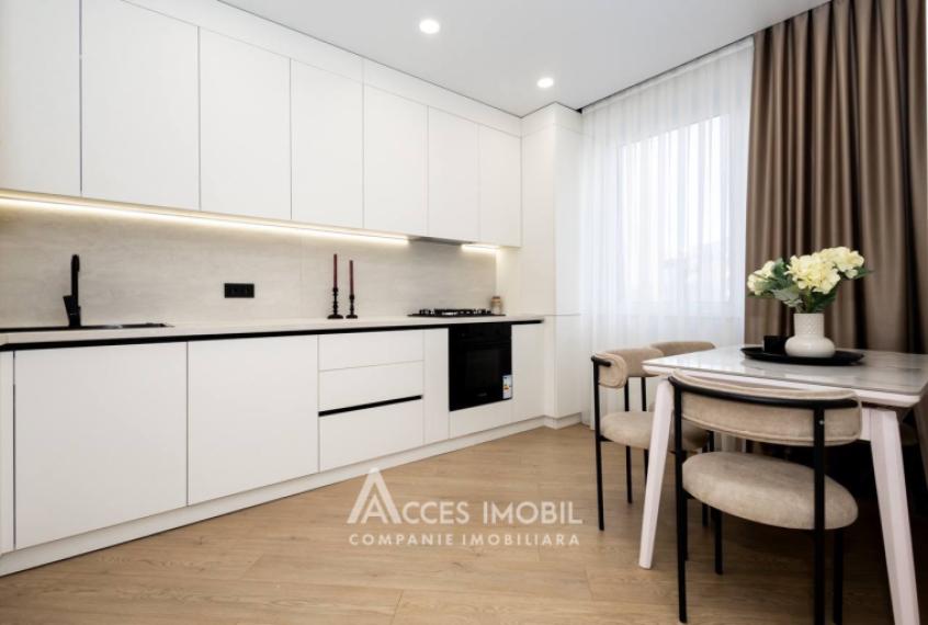 Bloc Nou! str. Cartușa, Durlești, 1 cameră + living. Euroreparație!: 0