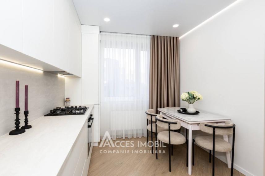 Bloc Nou! str. Cartușa, Durlești, 1 cameră + living. Euroreparație!: 1