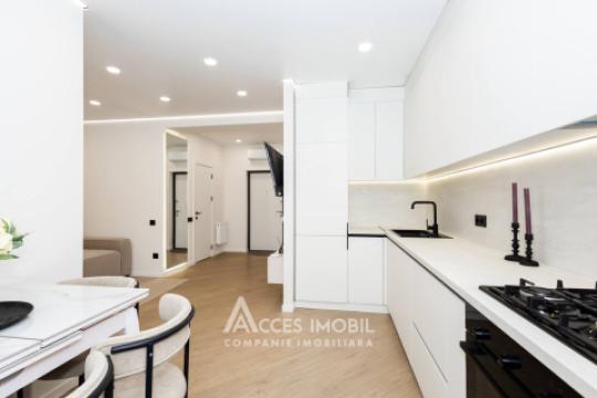 Bloc Nou! str. Cartușa, Durlești, 1 cameră + living. Euroreparație!: 2