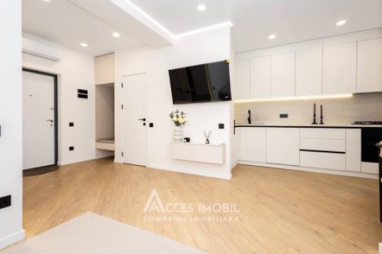 Bloc Nou! str. Cartușa, Durlești, 1 cameră + living. Euroreparație!: 3