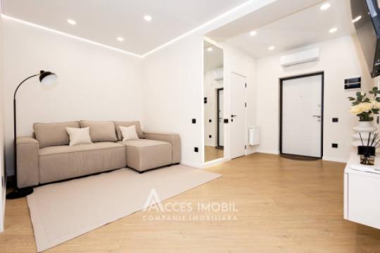 Bloc Nou! str. Cartușa, Durlești, 1 cameră + living. Euroreparație!: 8