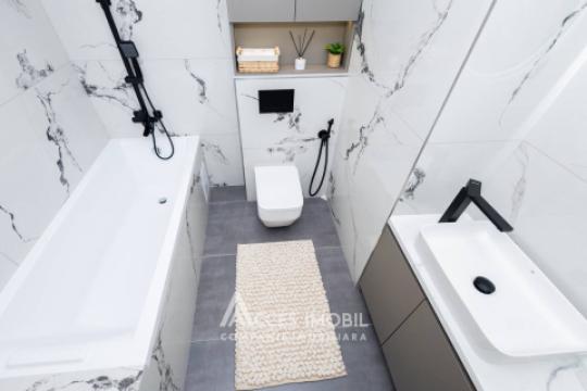 Bloc Nou! str. Cartușa, Durlești, 1 cameră + living. Euroreparație!: 13