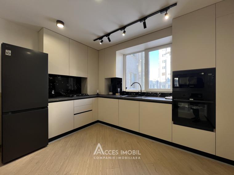 Bloc Nou! str. Cartușa, Durlești, 2 camere + living. Euroreparație!: 0