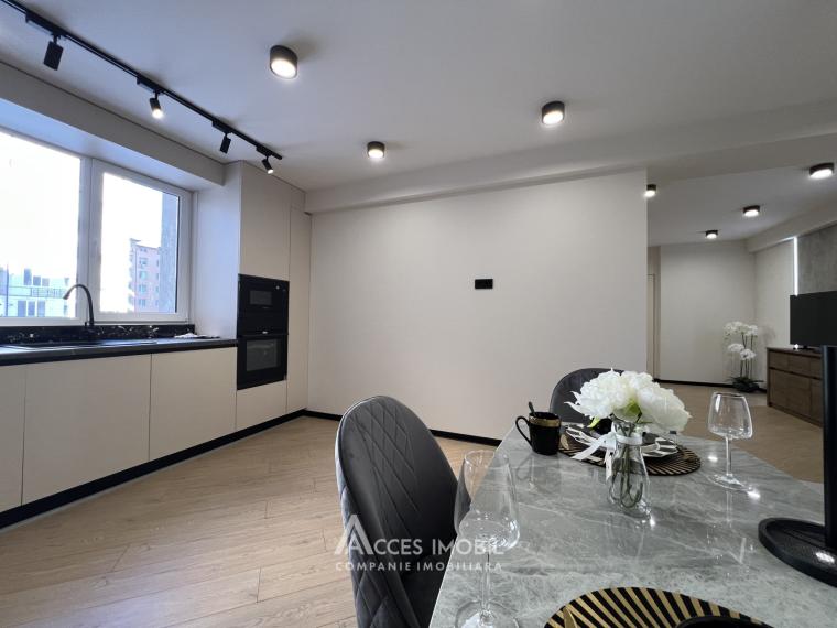 Bloc Nou! str. Cartușa, Durlești, 2 camere + living. Euroreparație!: 1