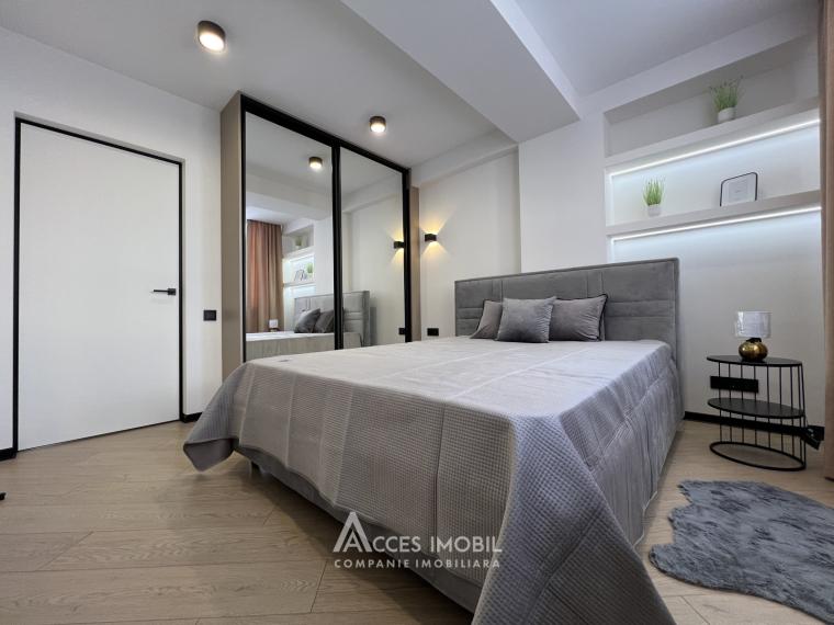 Bloc Nou! str. Cartușa, Durlești, 2 camere + living. Euroreparație!: 5