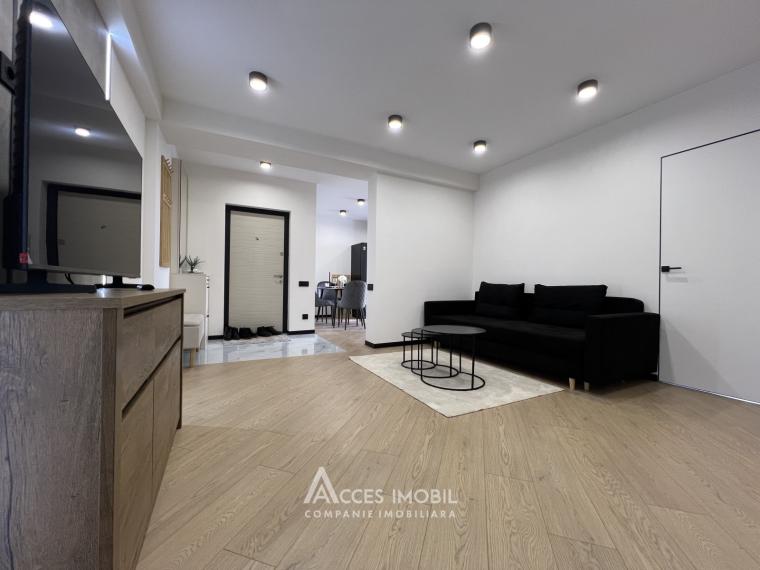 Bloc Nou! str. Cartușa, Durlești, 2 camere + living. Euroreparație!: 7