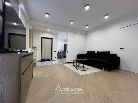 Bloc Nou! str. Cartușa, Durlești, 2 camere + living. Euroreparație!: 7