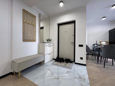 Bloc Nou! str. Cartușa, Durlești, 2 camere + living. Euroreparație!: 11