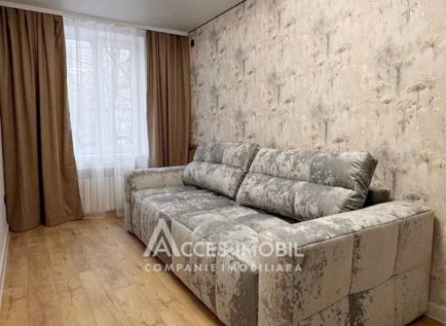 Botanica, str. Pandurilor, 2 camere + living. Euroreparație! De mijloc!: 3