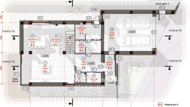 Townhouse în 2 niveluri! Colonița, str. Budești, 230m2 + 4 ari. Variantă albă!: 9