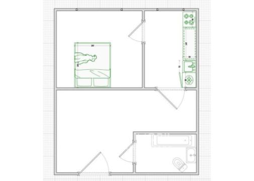 Botanica, str. Independenței, 2 camere. De mijloc!: 8