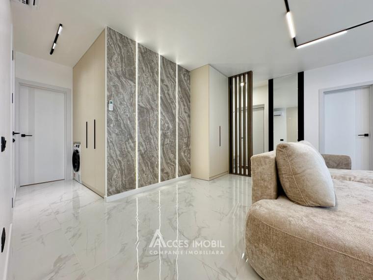 Bloc Nou! str. Burebista, Cricova, 2 camere + living! Euroreparație! + Loc de parcare!: 5