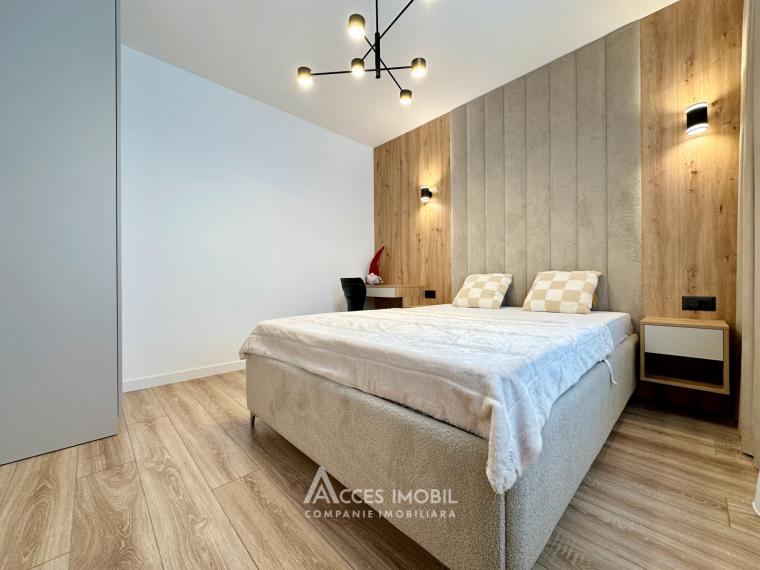 Bloc Nou! str. Burebista, Cricova, 2 camere + living! Euroreparație! + Loc de parcare!: 6