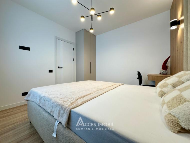 Bloc Nou! str. Burebista, Cricova, 2 camere + living! Euroreparație! + Loc de parcare!: 7