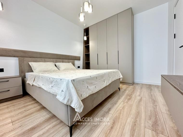 Bloc Nou! str. Burebista, Cricova, 2 camere + living! Euroreparație! + Loc de parcare!: 9