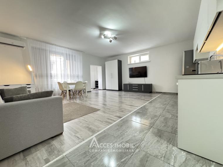 Chirie! Bloc Nou! Durlești, str-la 3 Ivan Miciurin, 1 cameră + living. Reparație Euro!: 1