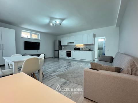 Chirie! Bloc Nou! Durlești, str-la 3 Ivan Miciurin, 1 cameră + living. Reparație Euro!: 4