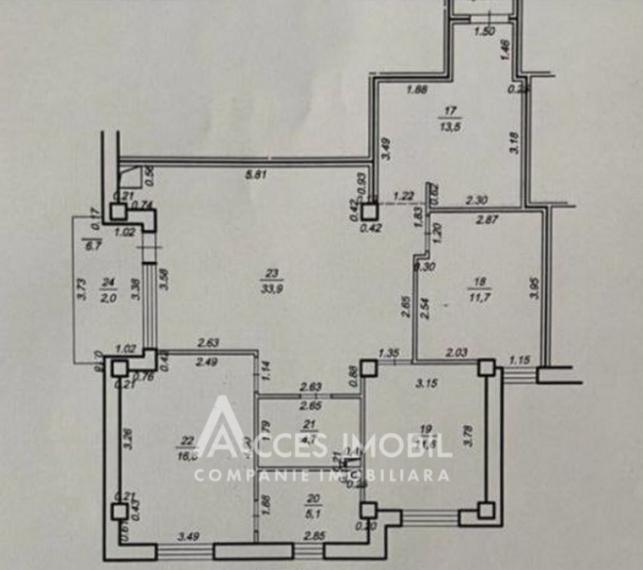Club House! Durlești, str. T. Vladimirescu, 3 camere + living. Variantă albă! „Prețul include parcare și debara.”: 6