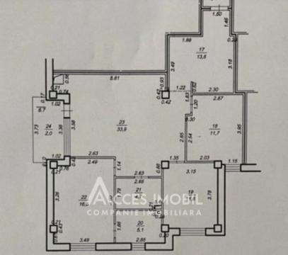 Club House! Durlești, str. T. Vladimirescu, 3 camere + living. Variantă albă! „Prețul include parcare și debara.”: 6