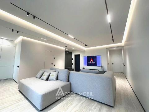 Chirie! Basconslux! Centru, str. Melestiu, 3 camere + living. Euroreparație!: 1