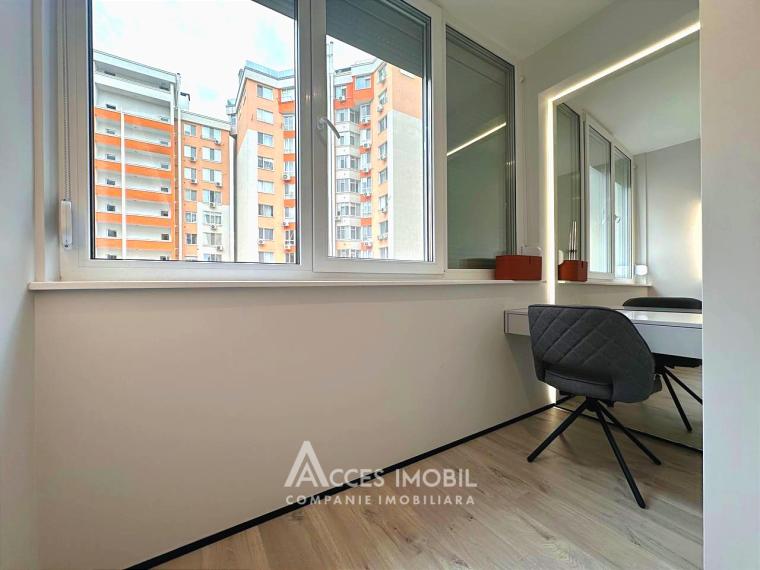 Chirie! Basconslux! Centru, str. Melestiu, 3 camere + living. Euroreparație!: 5