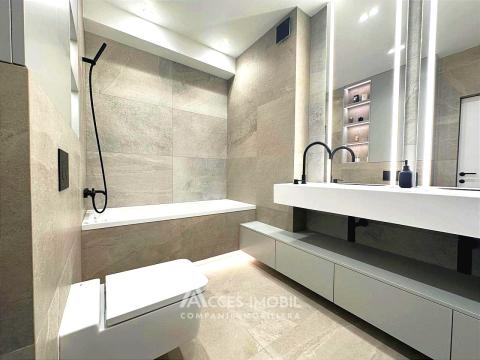 Chirie! Basconslux! Centru, str. Melestiu, 3 camere + living. Euroreparație!: 8