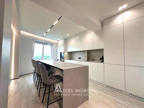 Chirie! Basconslux! Centru, str. Melestiu, 3 camere + living. Euroreparație!: 11