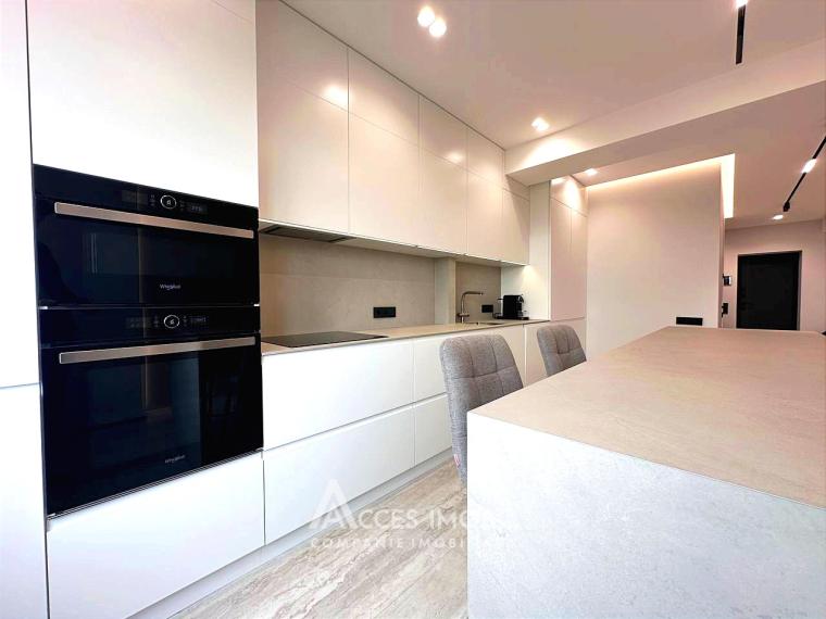 Chirie! Basconslux! Centru, str. Melestiu, 3 camere + living. Euroreparație!: 12