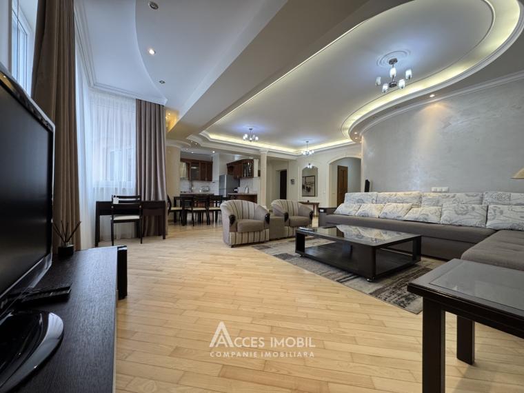 Chirie! Bloc Nou! Centru, str. Sfatul Țării, 2 camere + living! Euroreparație!: 1