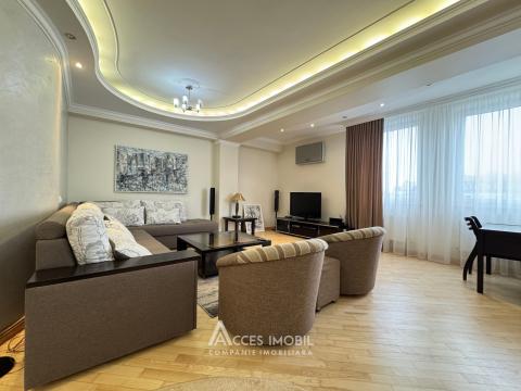 Chirie! Bloc Nou! Centru, str. Sfatul Țării, 2 camere + living! Euroreparație!: 2