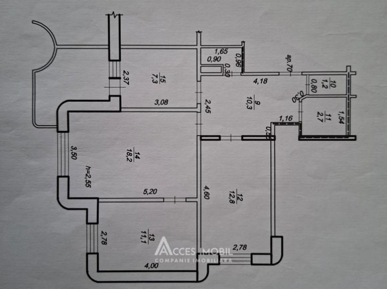 Romana street, Center, 3 rooms!: 12