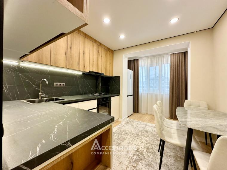 bd. Mircea Cel Bătrân, Ciocana, 2 camere + living. Euroreparație! De mijloc!: 5