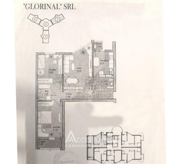 Glorinal! New Block! Center, Valea Trandafirilor Street, 3 rooms! Eurorepair!: 19