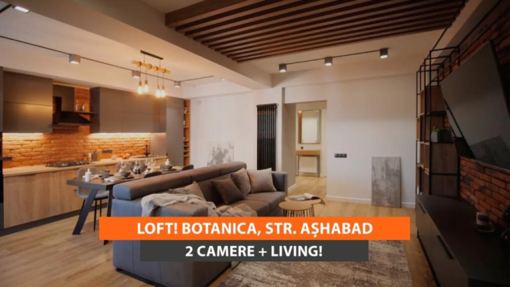 Bloc Nou! Botanica, str. Așhabad, 2 camere + living! Euroreparație!: 0