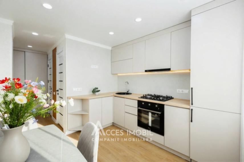 Râșcani, str. Mircești, 2 camere + living. Euroreparație!: 7