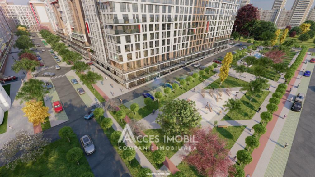 Lagmar! Cartierul rezidențial SOLARIS! Bloc Nou! Telecentru, șos. Hâncești, 3 camere! Variantă albă!: 4