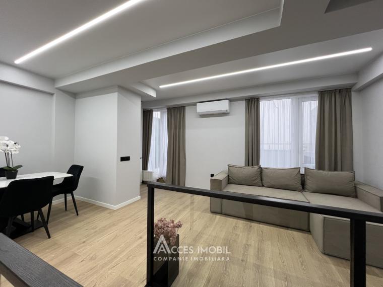 Bloc Nou | Penthouse Durlești – 2 camere + living, euroreparație, terasă spațioasă 16 m²!: 3