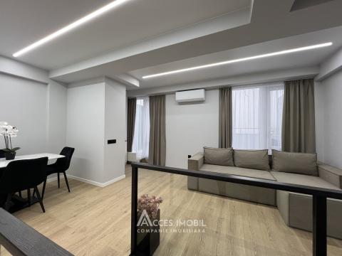 Bloc Nou | Penthouse Durlești – 2 camere + living, euroreparație, terasă spațioasă 16 m²!: 3