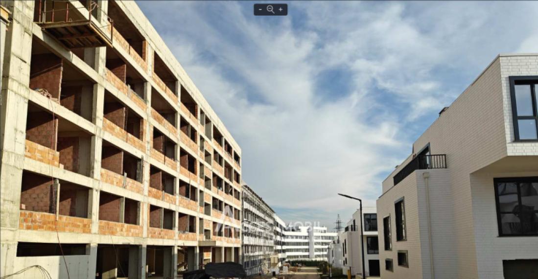 Hora Village! Durlești, str. Bisericii, 1 cameră + living. Variantă albă!: 1