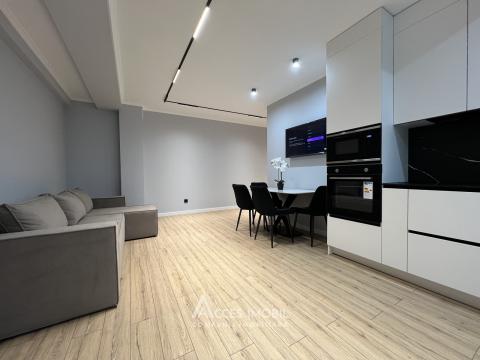 Bloc Nou! str. Cartușa, Durlești, 2 camere + living. Euroreparație!: 1