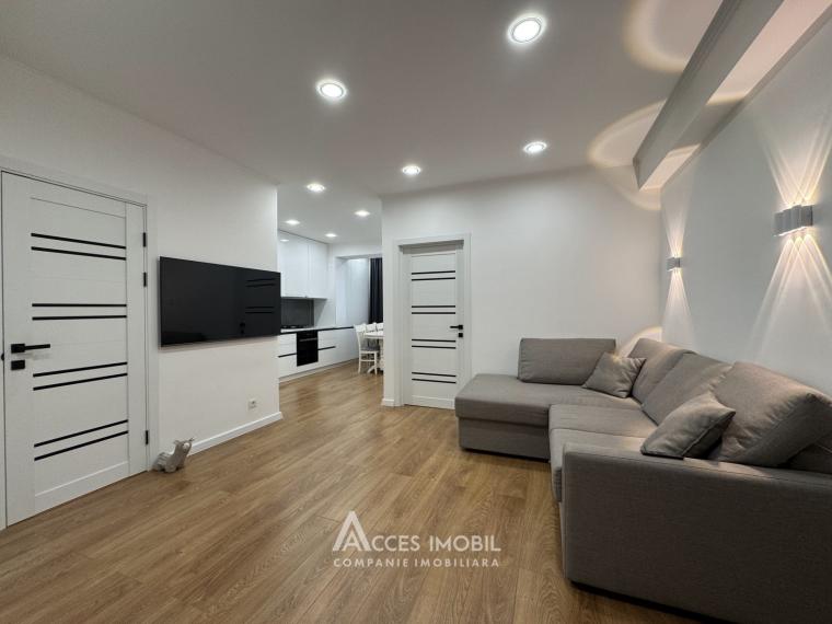 Basconslux! Telecentru, str. Sprîncenoaia, 2 camere + living. Euroreparație!: 2