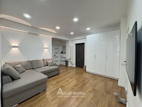 Basconslux! Telecentru, str. Sprîncenoaia, 2 camere + living. Euroreparație!: 3