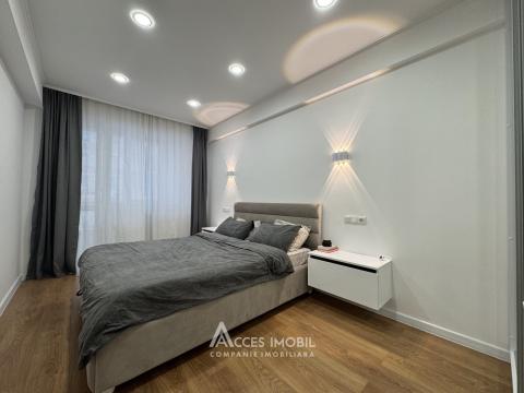 Basconslux! Telecentru, str. Sprîncenoaia, 2 camere + living. Euroreparație!: 5