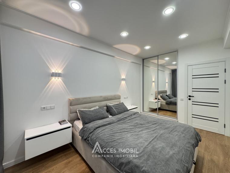 Basconslux! Telecentru, str. Sprîncenoaia, 2 camere + living. Euroreparație!: 6