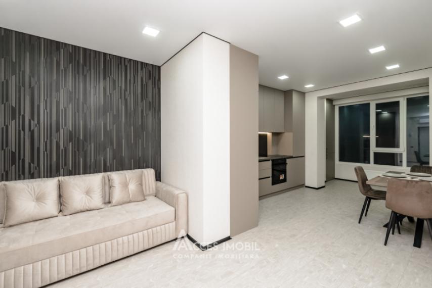 Astercon! Bloc Nou! Dumbrava, str. Durlești, 1 cameră + living. Reparație Euro!: 5