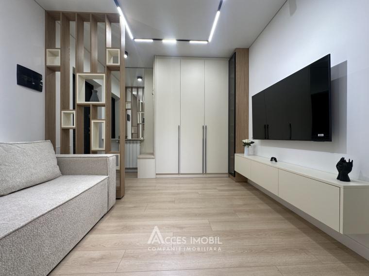 Exfactor! Новострой! Буюканы, ул. Ион Буздуган, 1 комната + гостиная. Ремонт премиум-класса!: 3