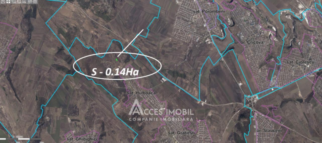 Teren agricol 14 ari, Extravilan, sat. Hulboaca!: 4
